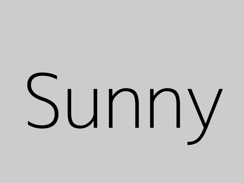 Sunny