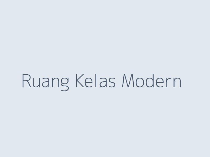 Ruang Kelas Interaktif
