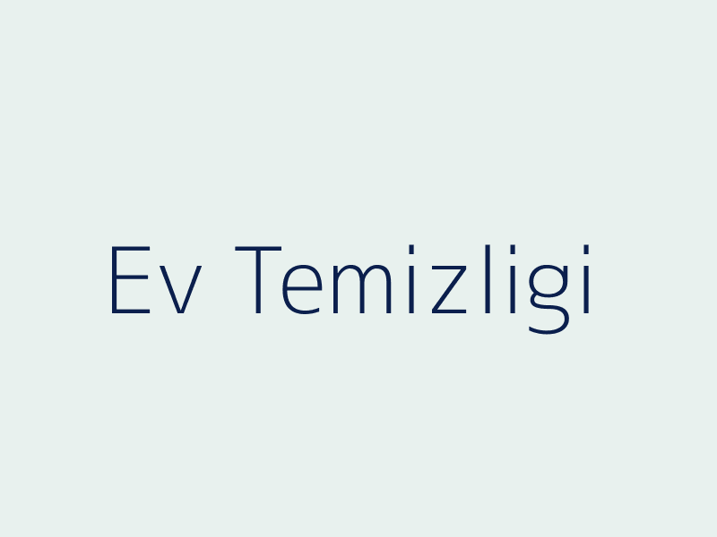 Bursa ev temizliği hizmeti