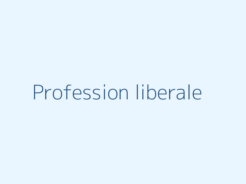Profession libérale