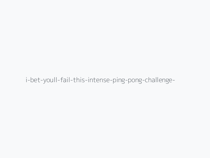 I Bet You'll Fail This Intense Ping-Pong Challenge That Even Professionals Struggle With