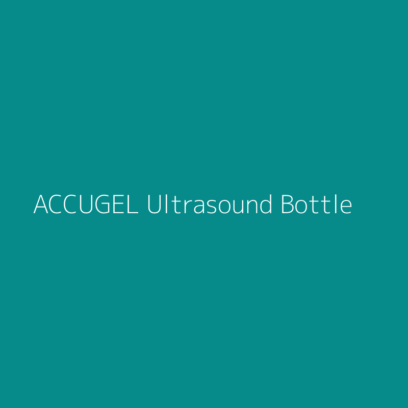 ACCUGEL Ultrasound Gel Bottle