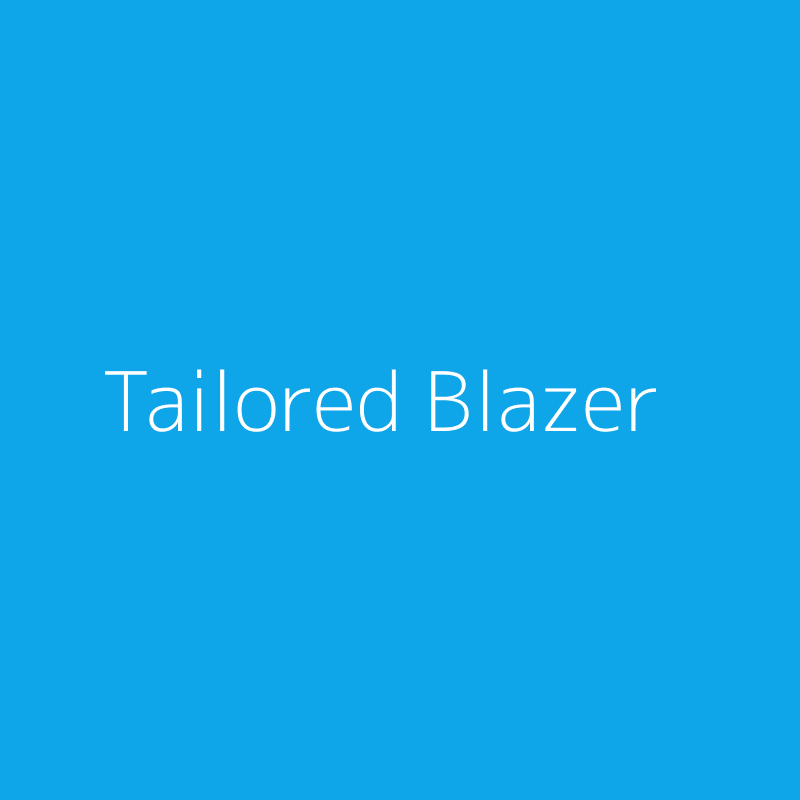 Tailored Blazer