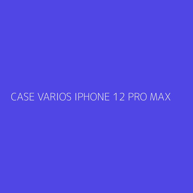 CASE VARIOS IPHONE 12 PRO MAX