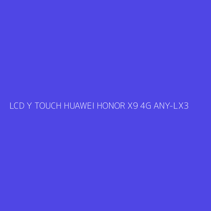 LCD Y TOUCH HUAWEI HONOR X9 4G ANY-LX3