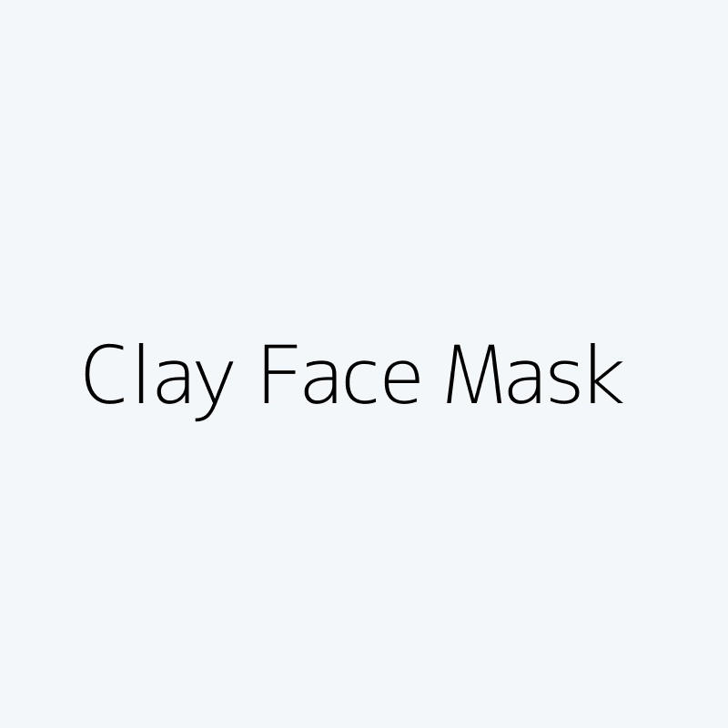 Detoxifying Clay Face Mask