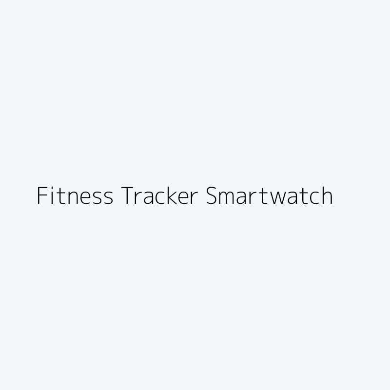 Fitness Tracker Smartwatch