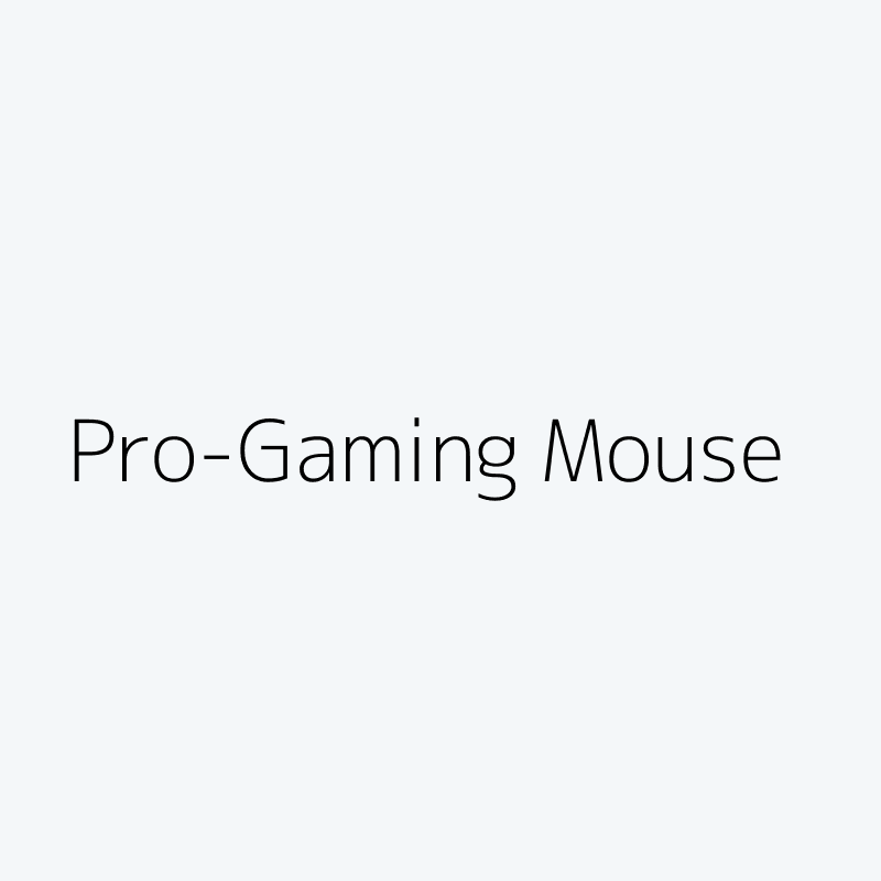 Pro-Gaming Optical Mouse
