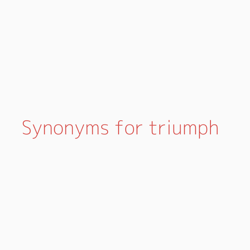 Triumf Synonym