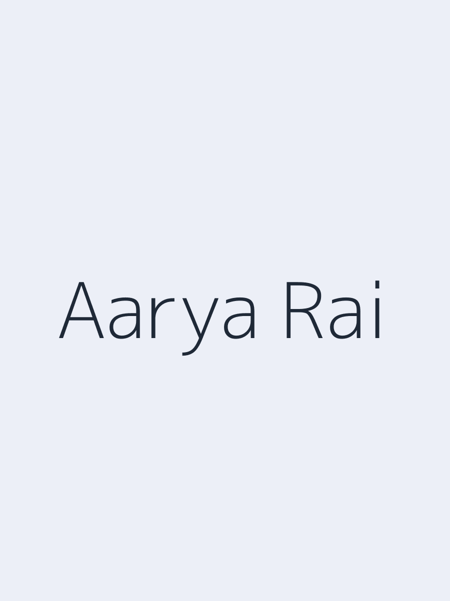 Aarya Rai