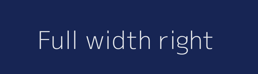 Full-width image right
