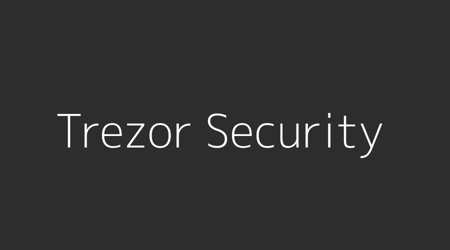 Trezor Security