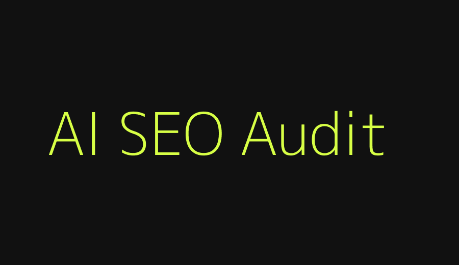 AI SEO and GEO audit