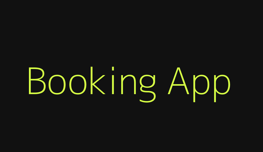 Booking app development services
