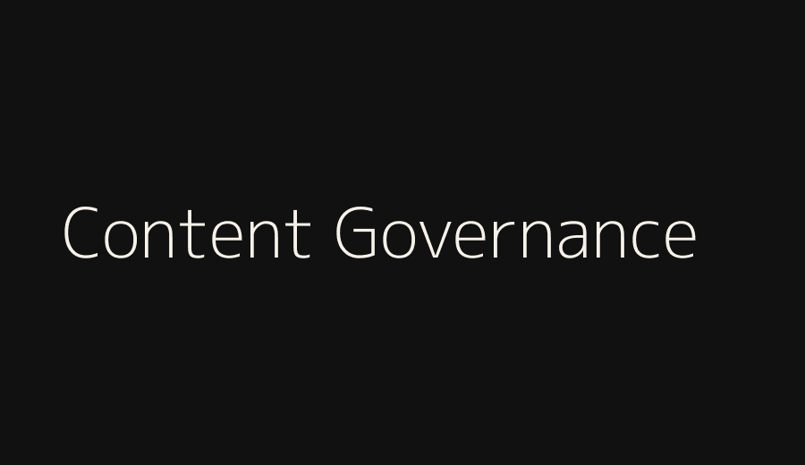 AI content governance and editorial review
