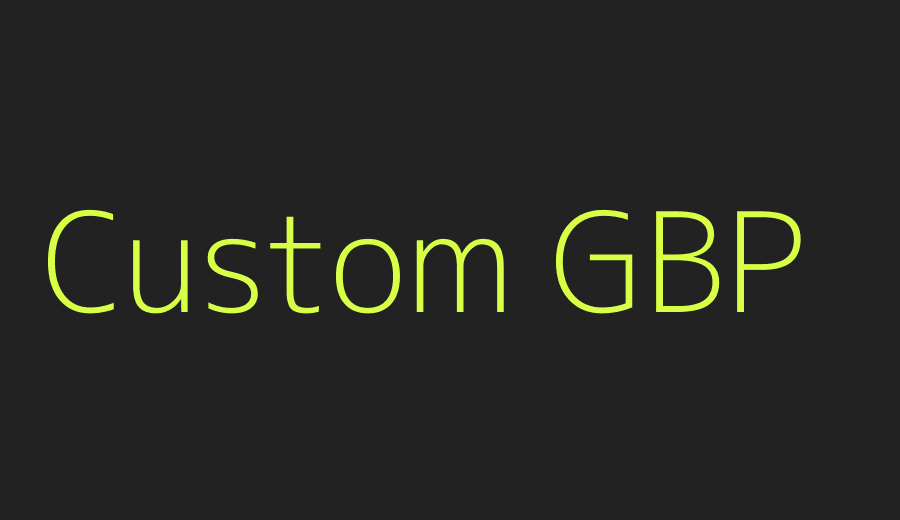 Custom Google Business Profile strategy