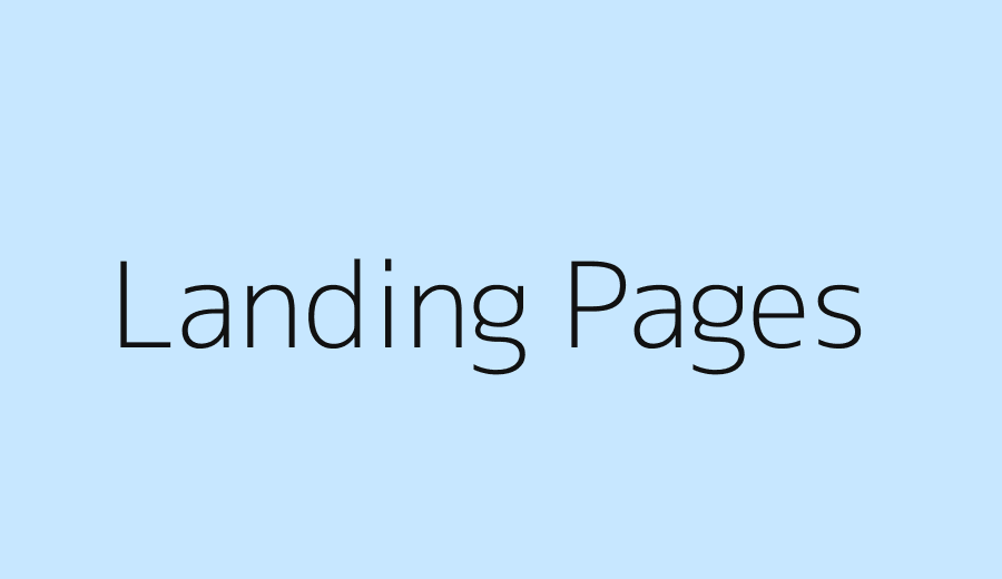 Landing page conversion optimization