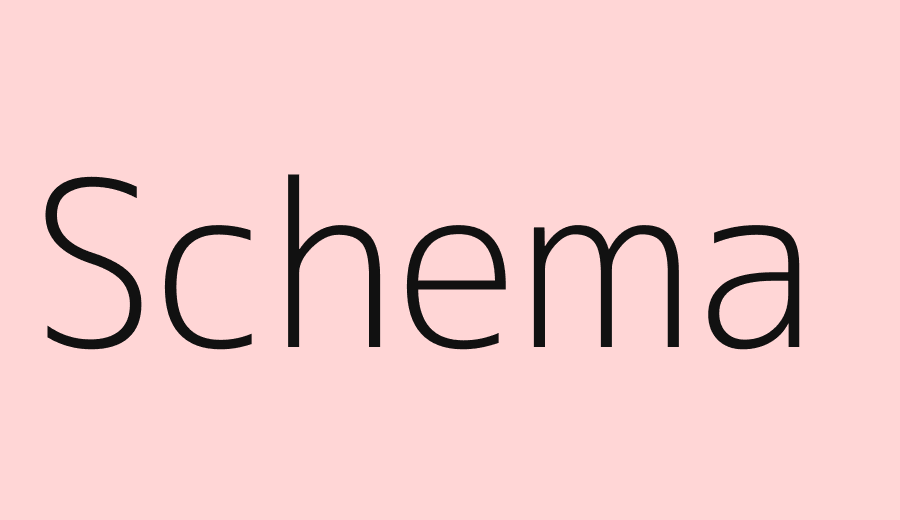 Structured data schema markup