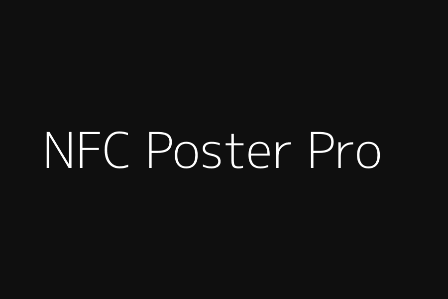 NFC Poster Pro
