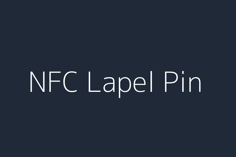NFC Lapel Pin