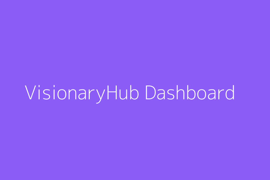 VisionaryHub App Preview