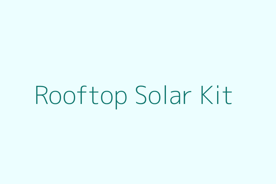 Residential Rooftop Solar Kit