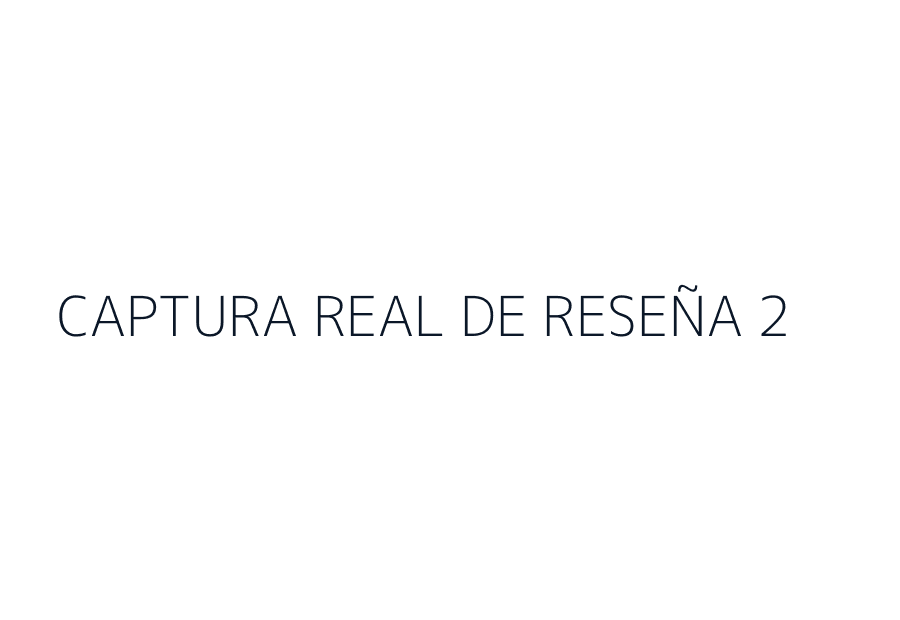 Reseña cliente 2