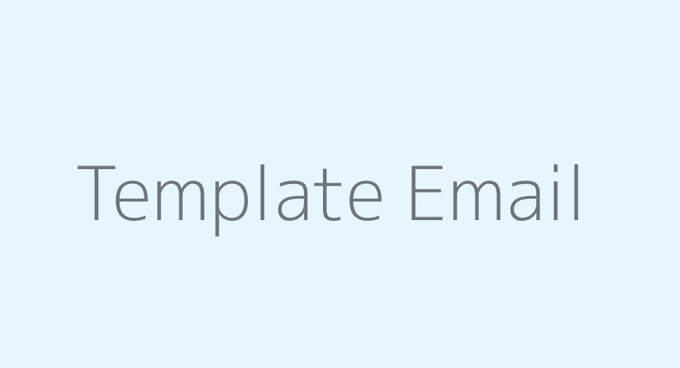 Template email