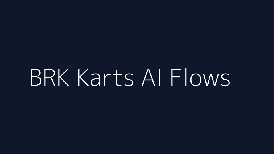 AI setup & email flows for BRK Karts