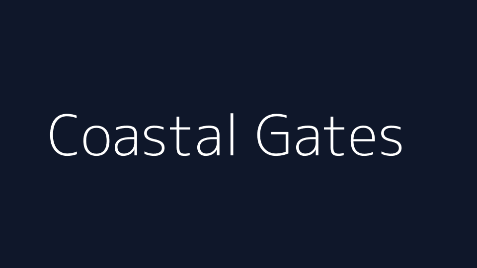 Coastal Gates website cover