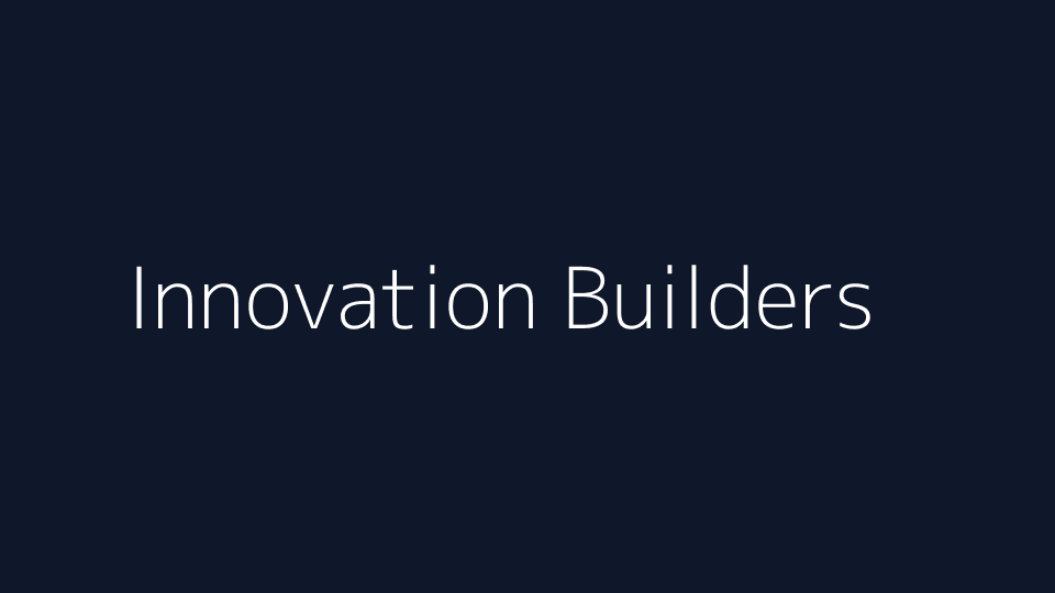 Innovation Builders website cover
