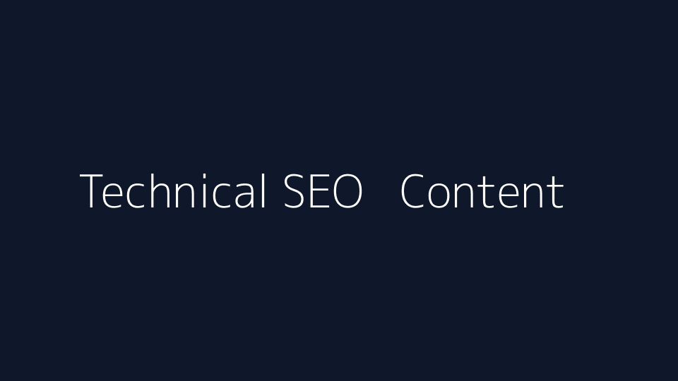 Technical SEO and content engine cover
