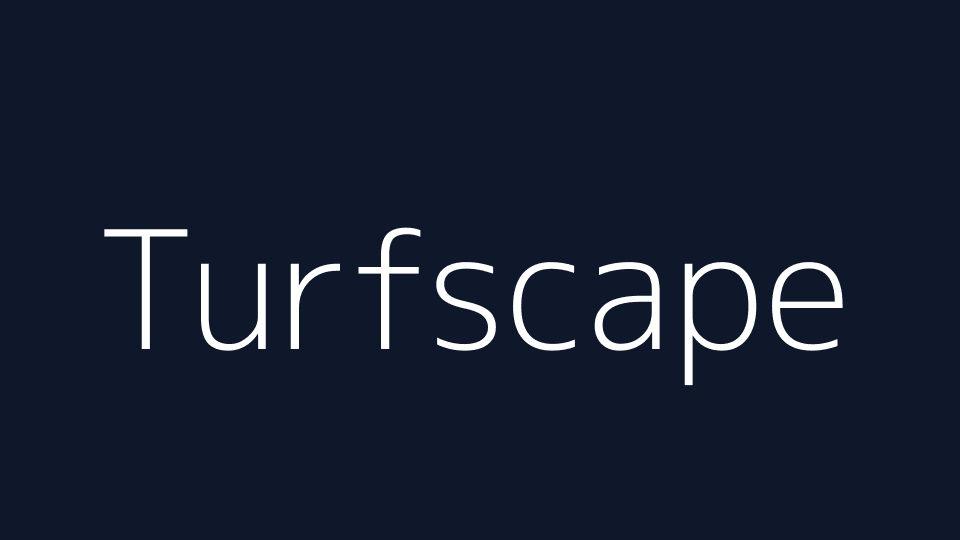 Turfscape website cover