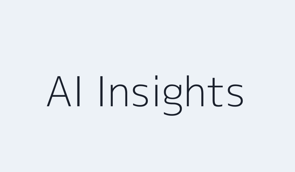 AI insights visualization