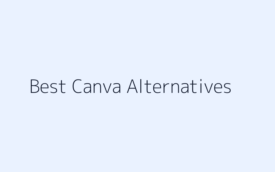 Best Canva alternatives with free useful design tools